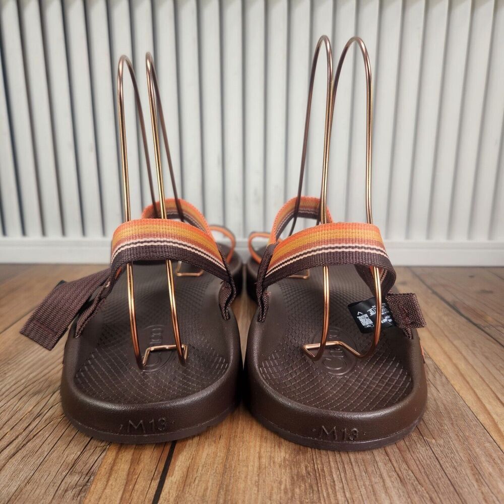 Chaco Brown and Orange Sandals - Picture 5 of 12